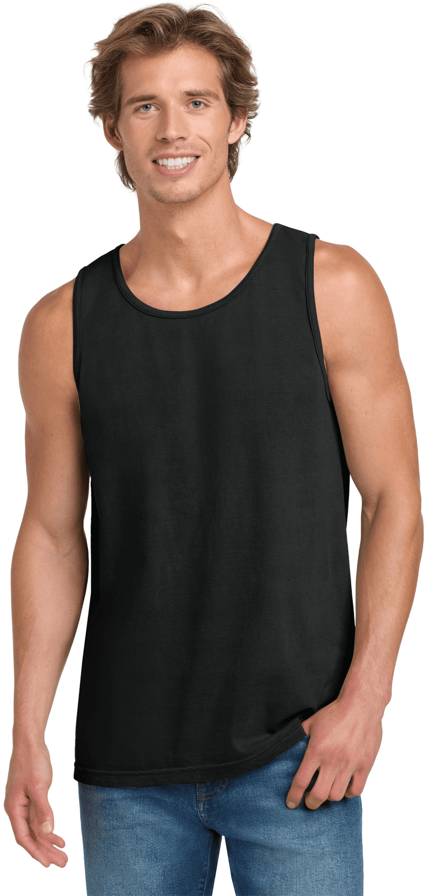 Heavyweight Ring Spun Tank Top.