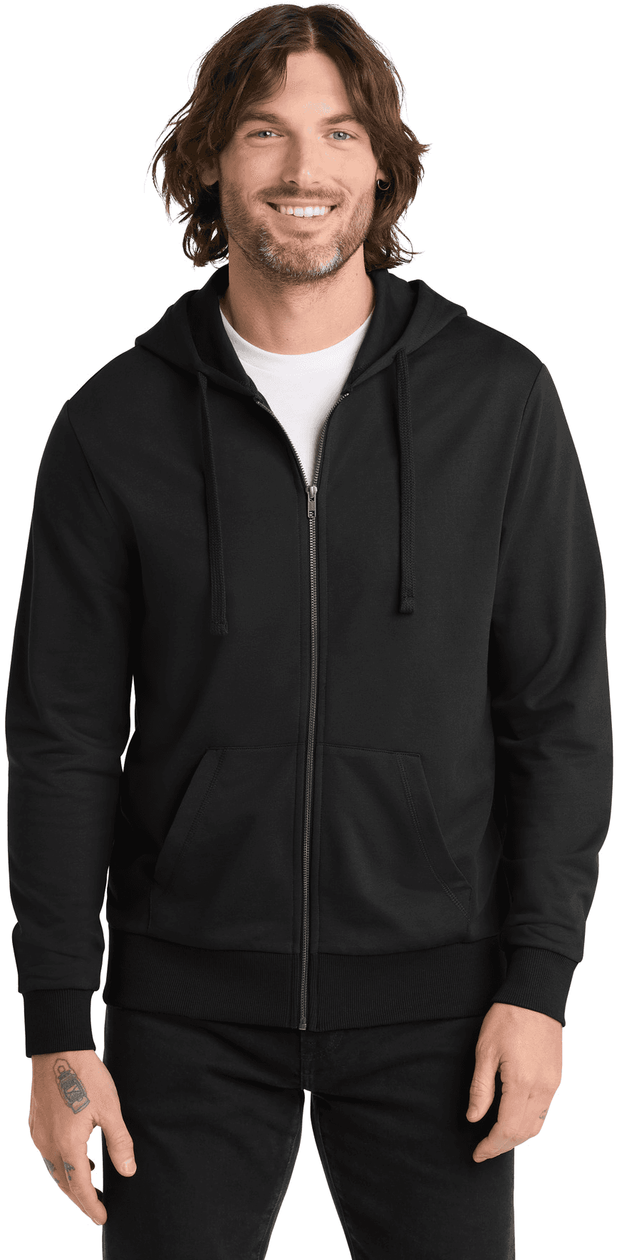 Unisex Organic French Terry Full-Zip Hoodie
