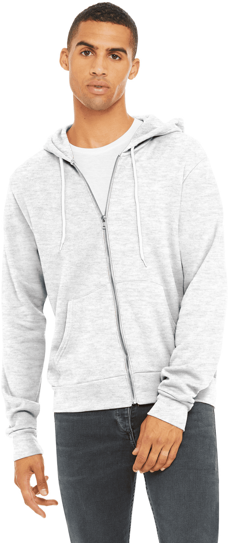 BELLA+CANVAS  Unisex Sponge Fleece Full-Zip Hoodie.