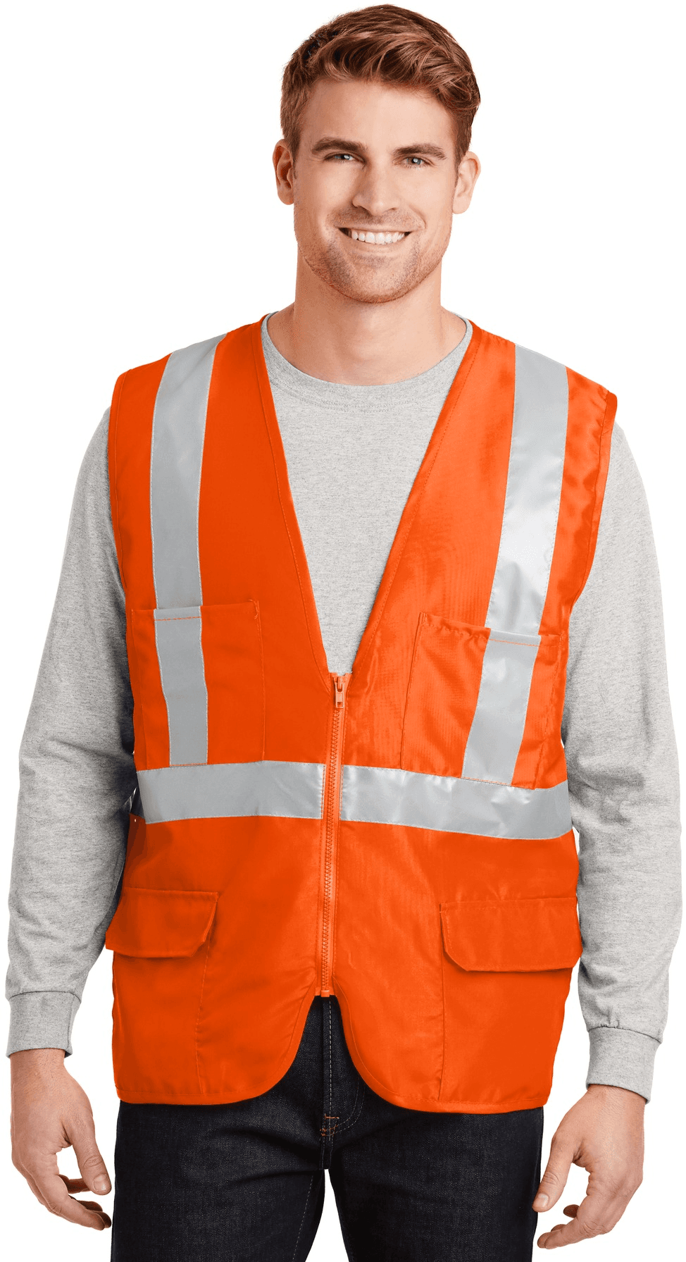 ANSI 107 Class 2 Mesh Back Safety Vest.