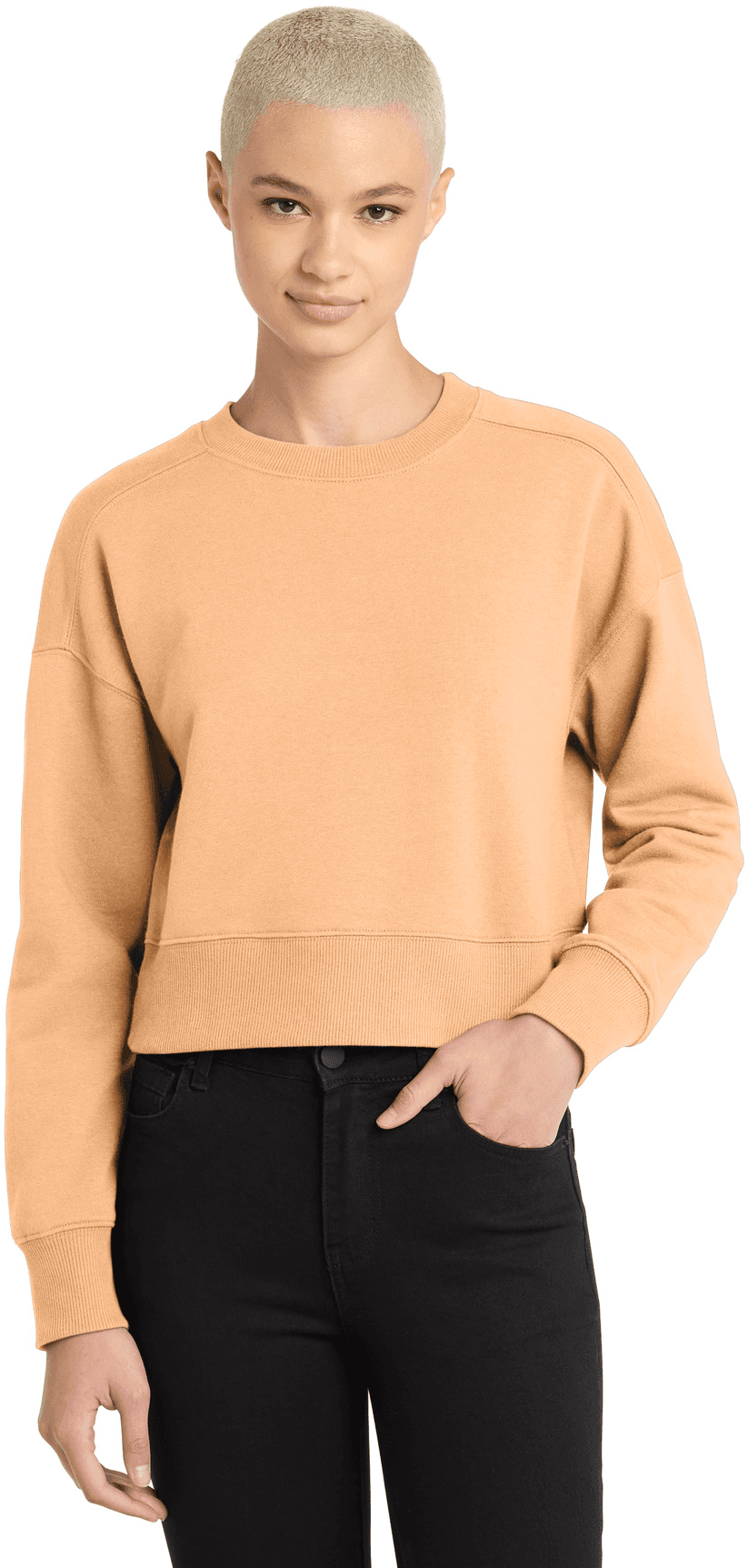 Women's Perfect Weight  Fleece Cropped Crew
