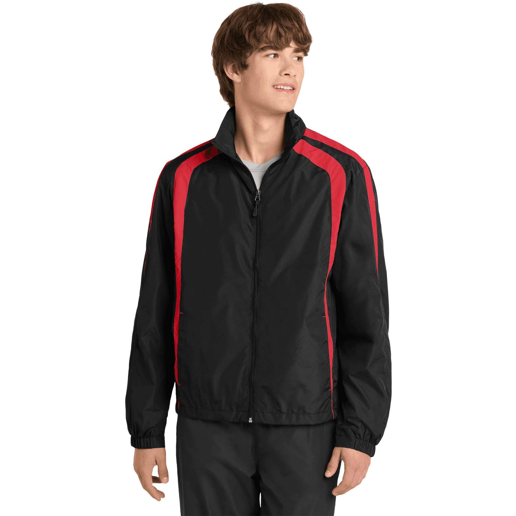 Colorblock Raglan Jacket.