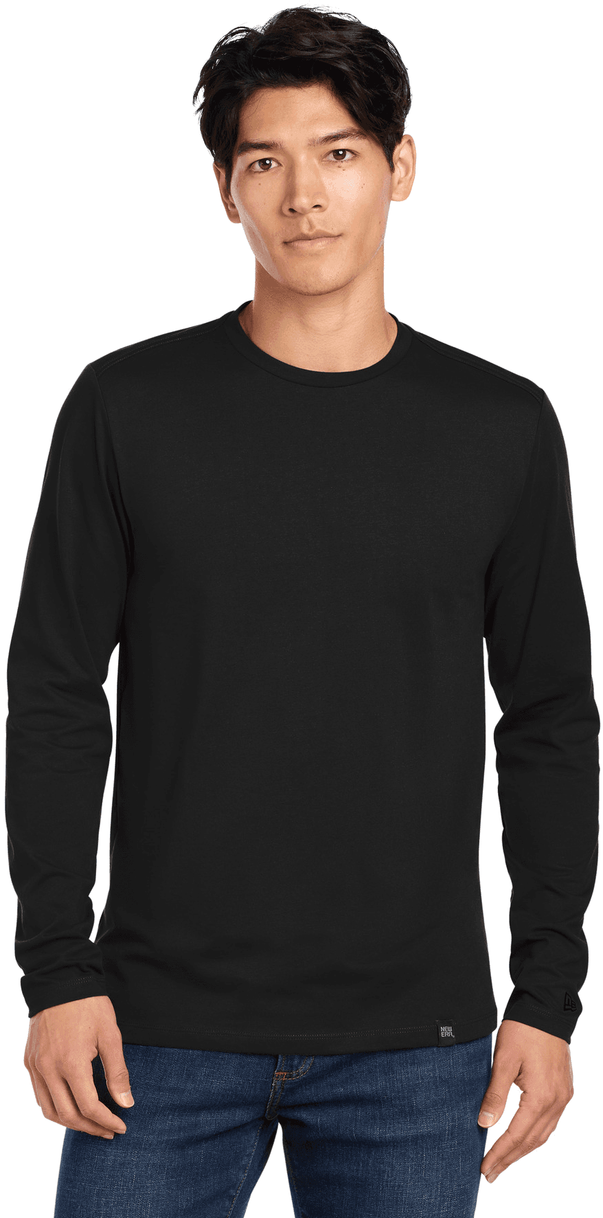 Heritage Blend Long Sleeve Crew Tee.