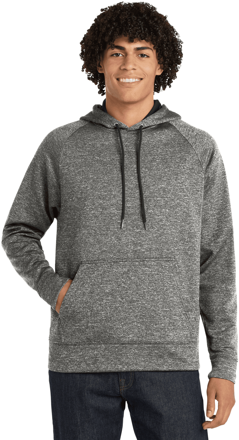 PosiCharge Electric Heather Fleece Hooded Pullover.
