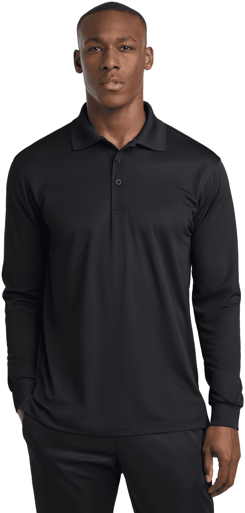 Long Sleeve Micropique Sport-Wick Polo.