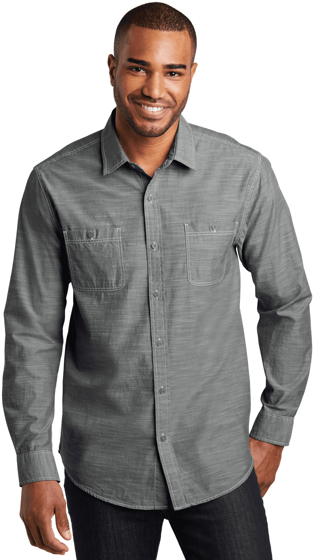 Slub Chambray Shirt.