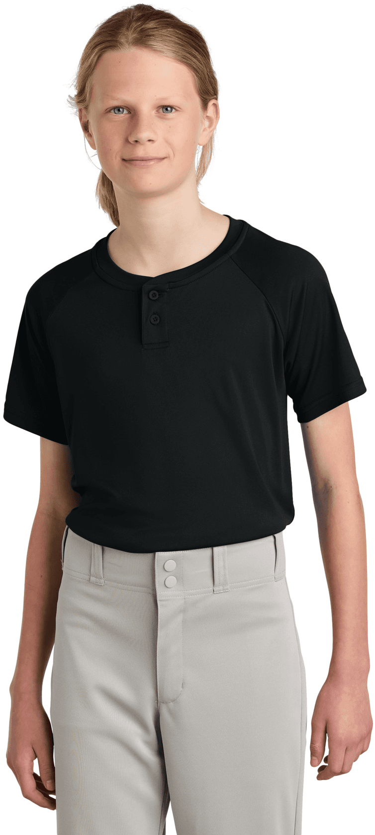 Youth PosiCharge Competitor 2-Button Henley