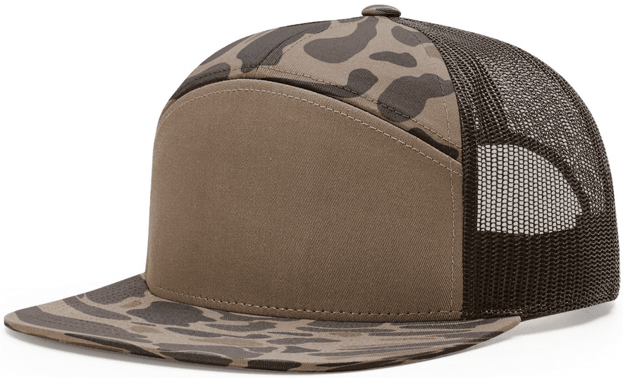 Printed 7-Panel Trucker