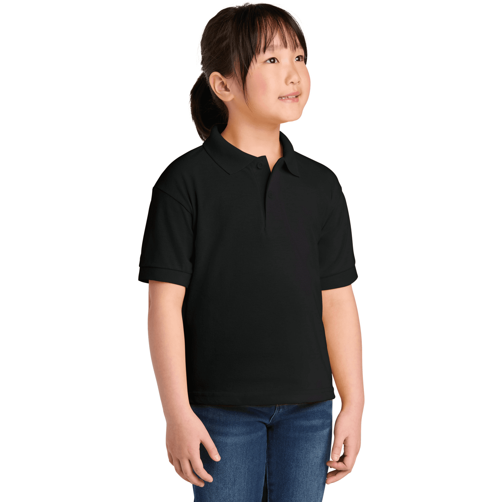 Youth DryBlend 6-Ounce Jersey Knit Sport Shirt.