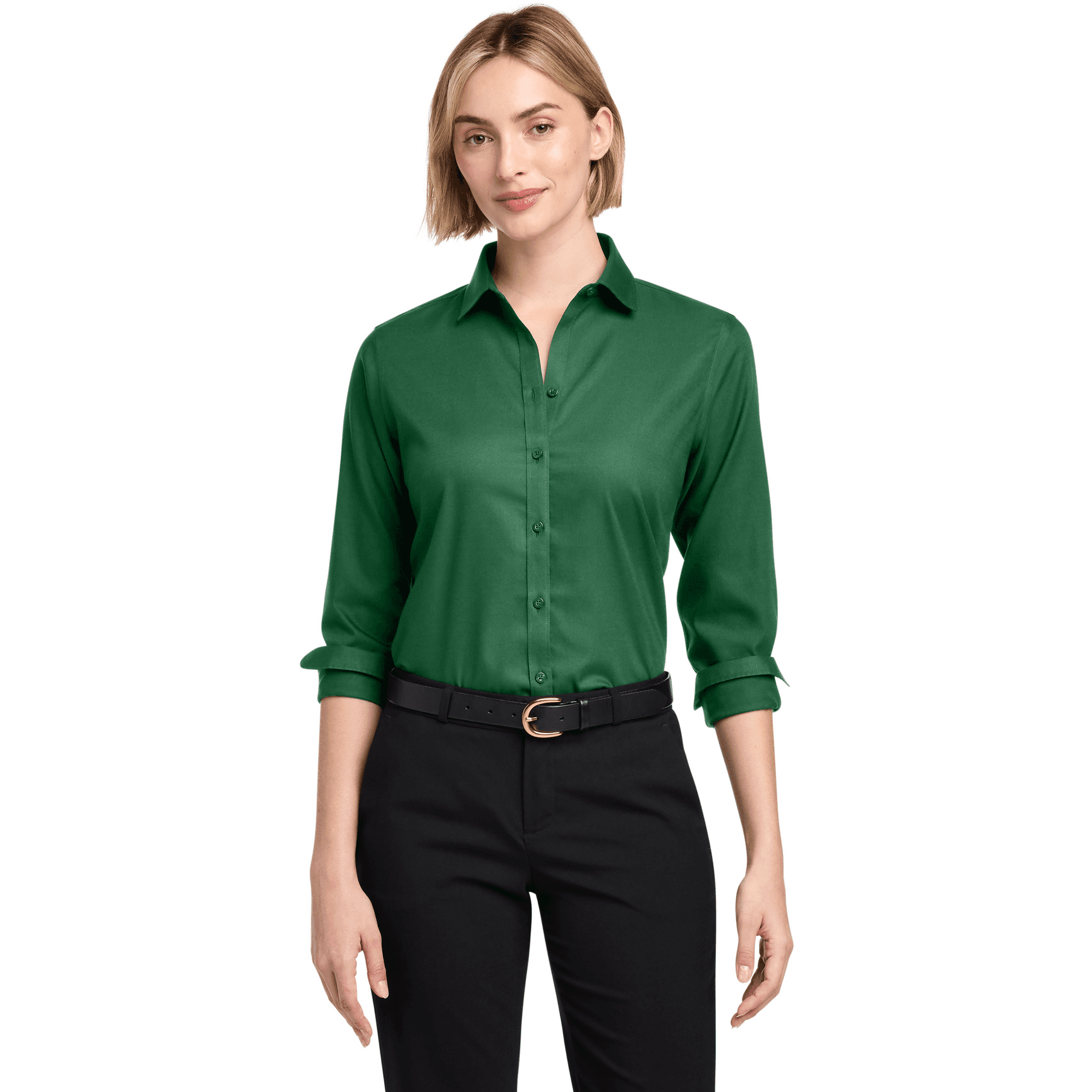 Women's Wrinkle-Free Stretch Nailhead Shirt
