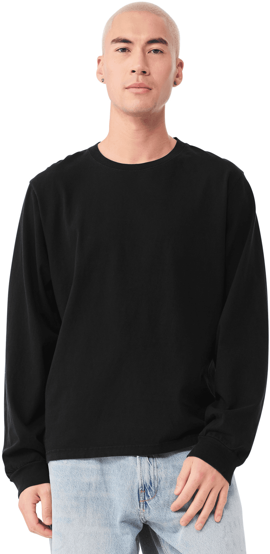 BELLA+CANVAS Unisex Heavyweight Garment-Dyed Long Sleeve Tee