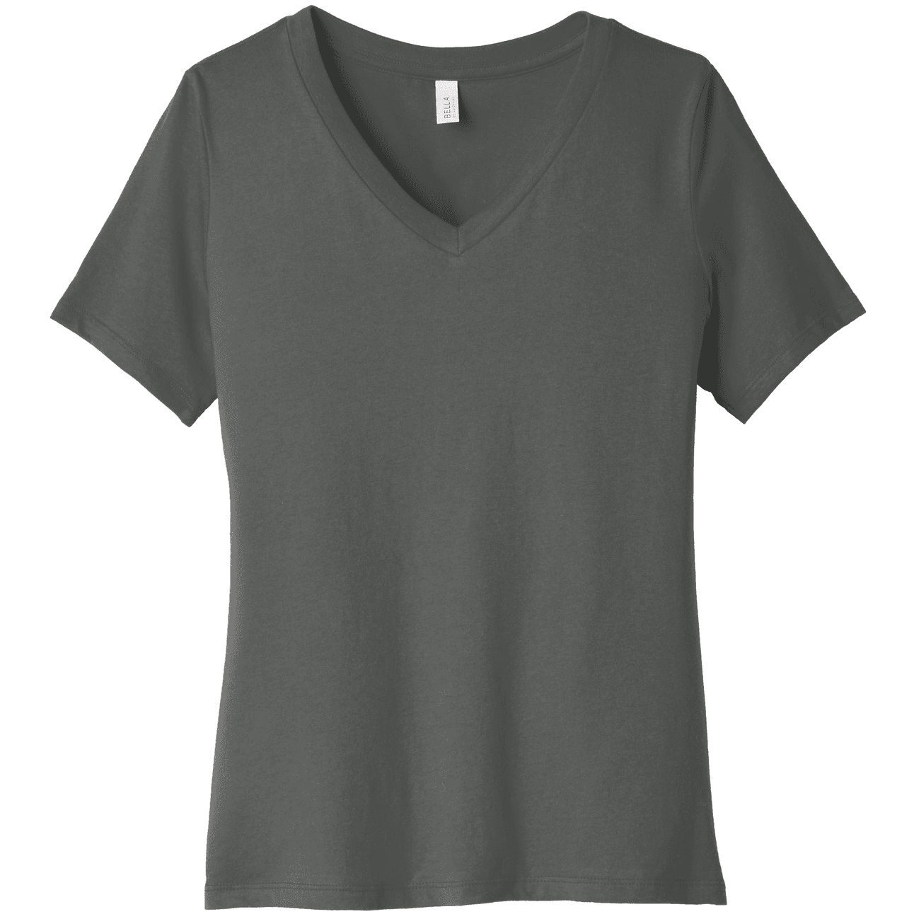 BELLA+CANVAS Women's Relaxed Jersey Short Sleeve V-Neck Tee.