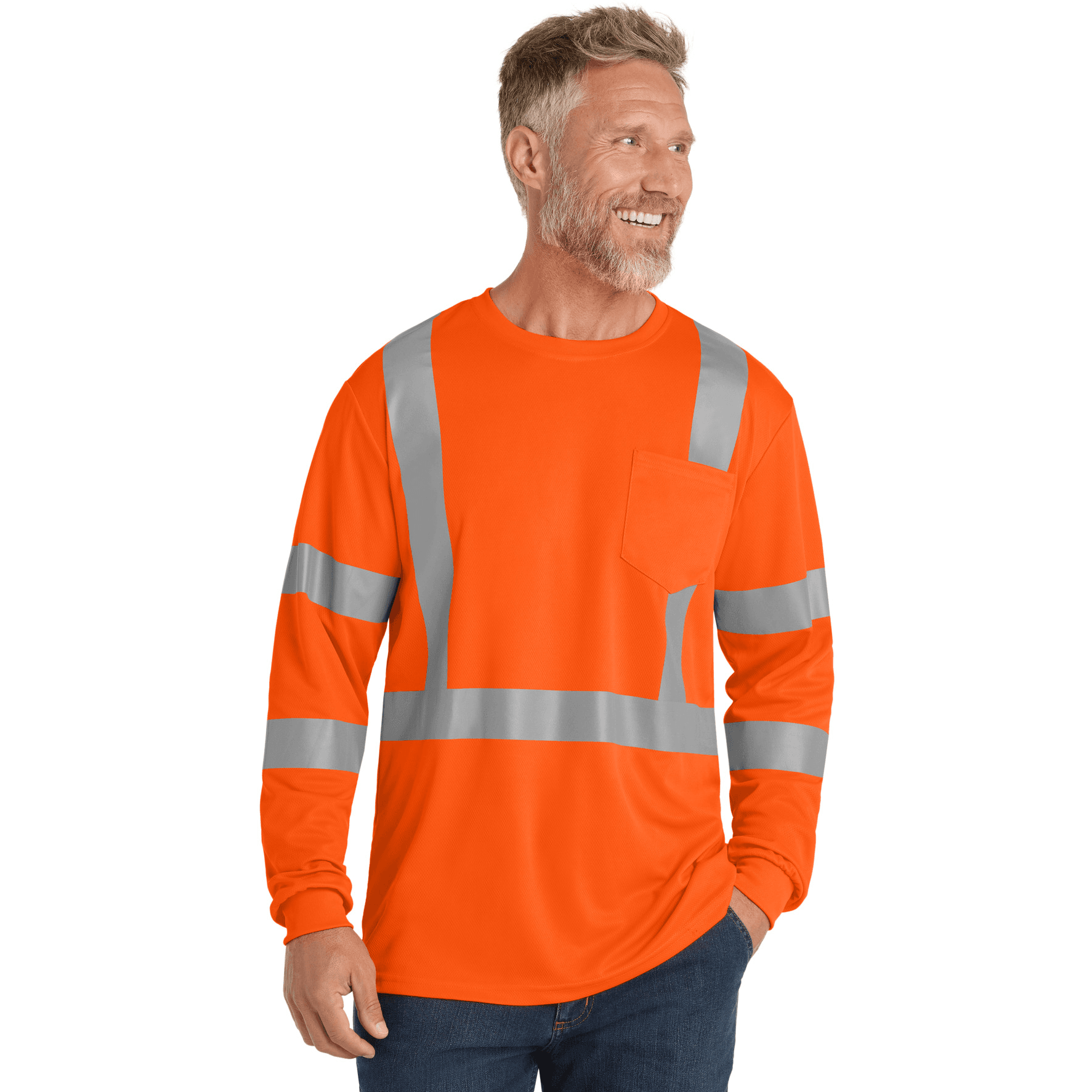 ANSI 107 Class 3 Mesh Long Sleeve Tee.