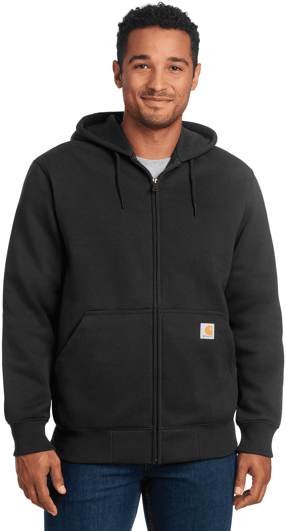 Rain Defender Paxton Heavyweight Hooded Zip-Front Sweatshirt.