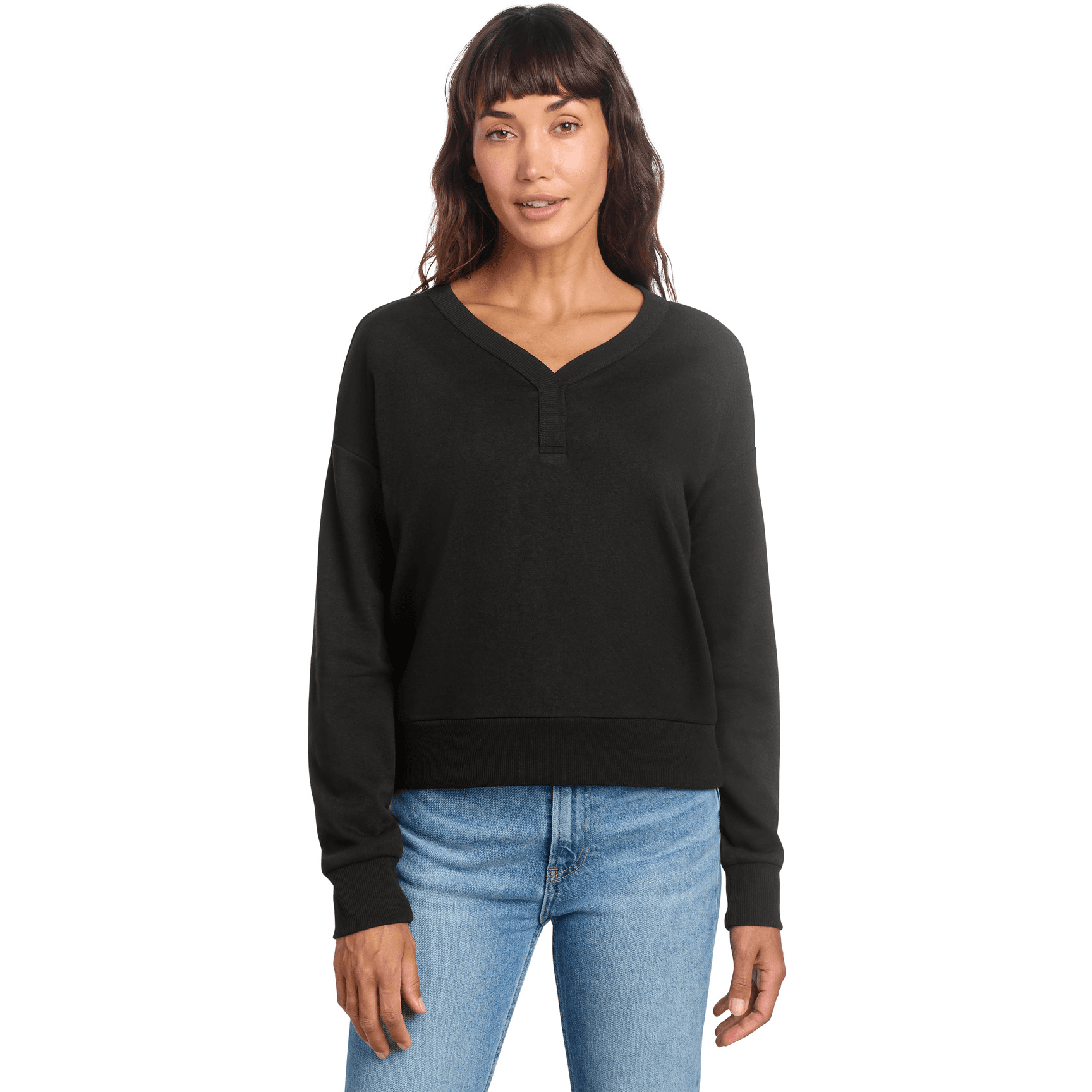 Women's Perfect Tri Fleece V-Neck Sweatshirt