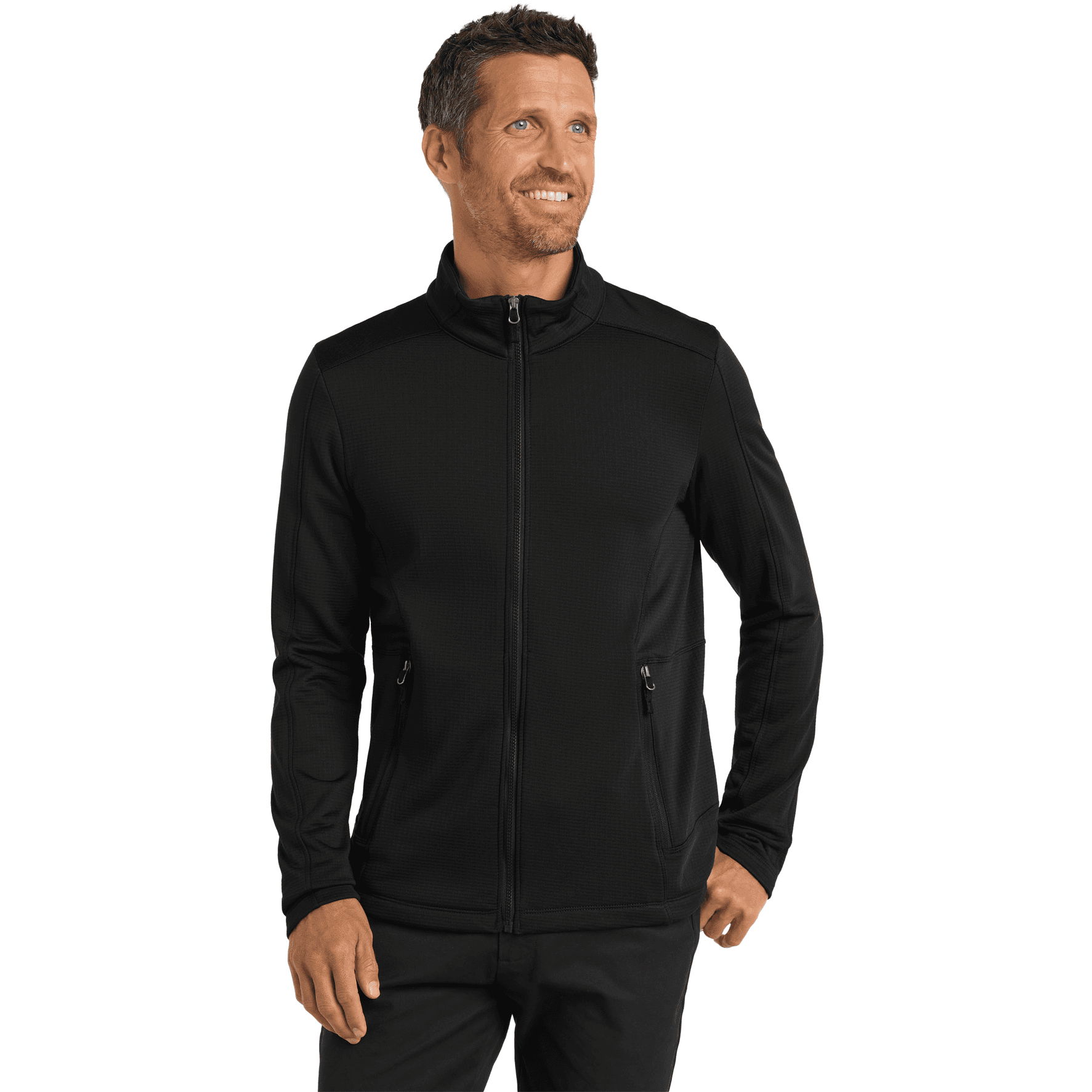 Grid Fleece Jacket.