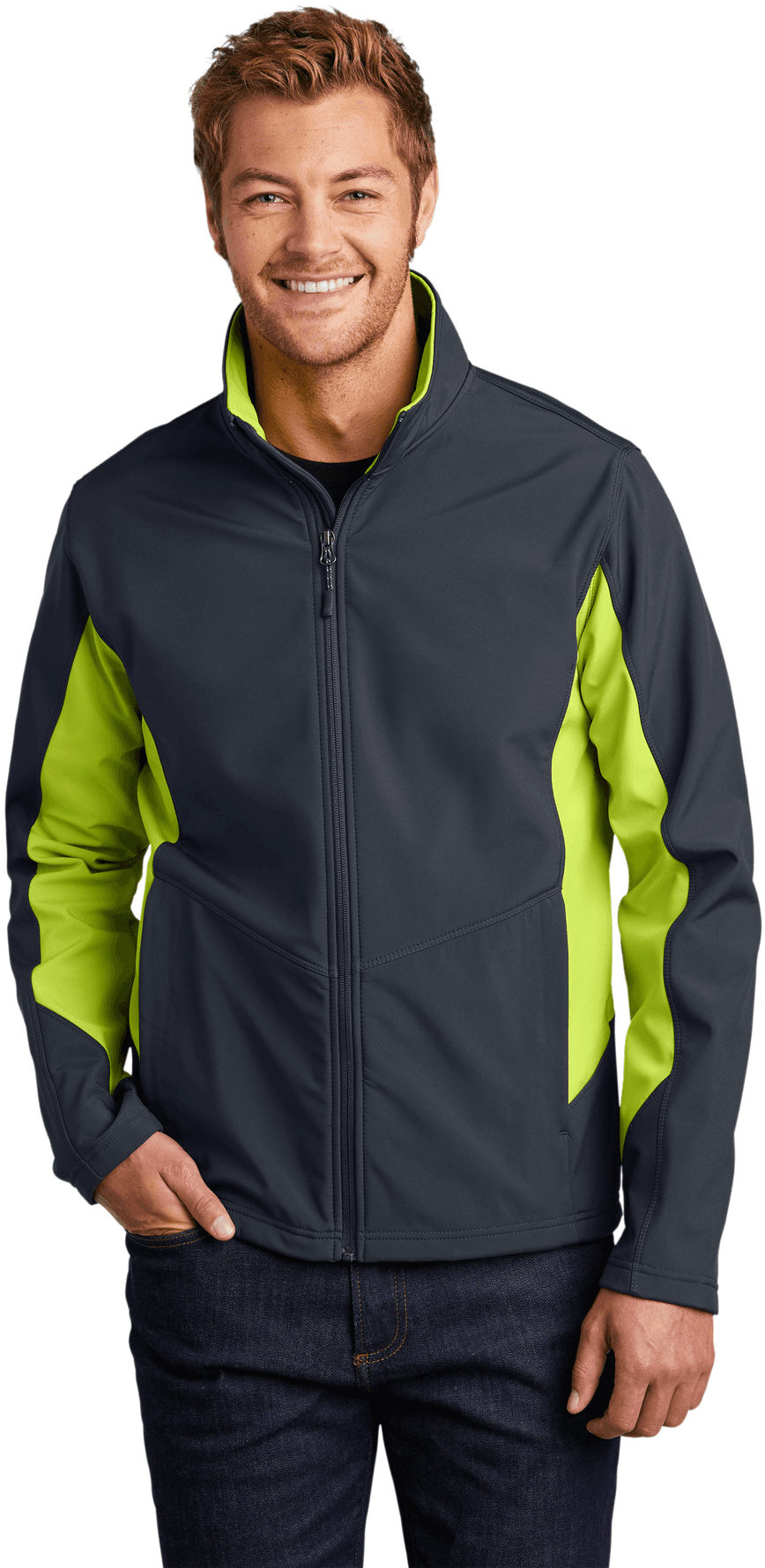 Core Colorblock Soft Shell Jacket.