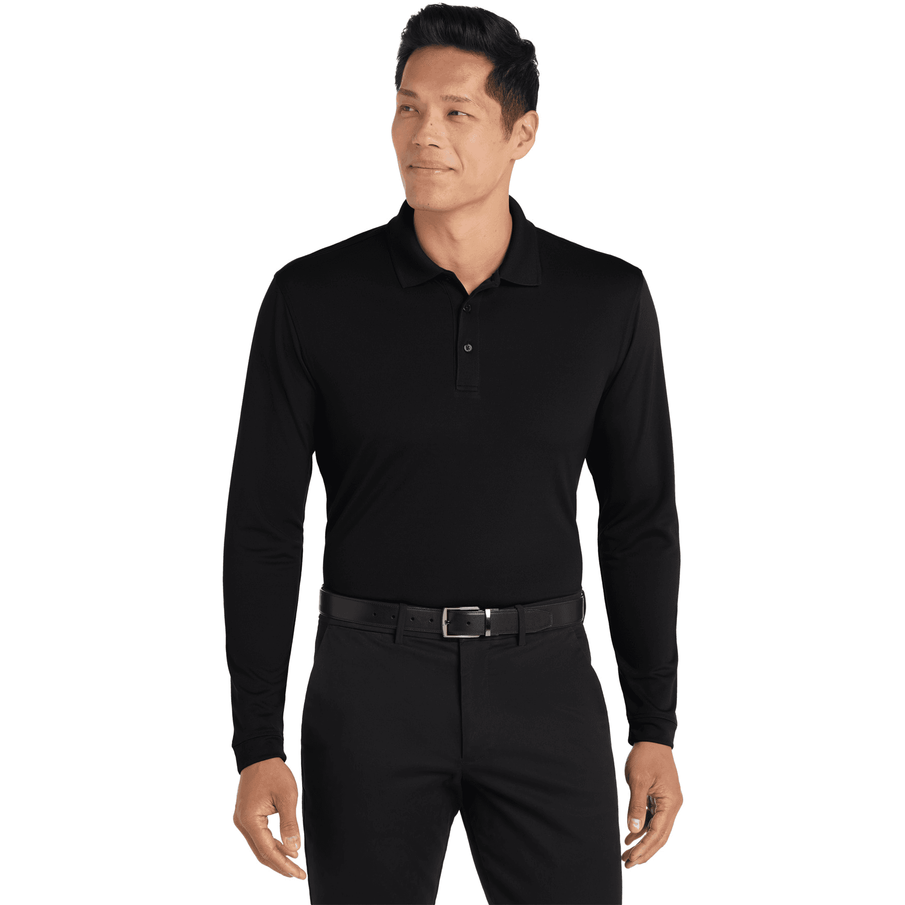 Dry Zone UV Micro-Mesh Long Sleeve Polo