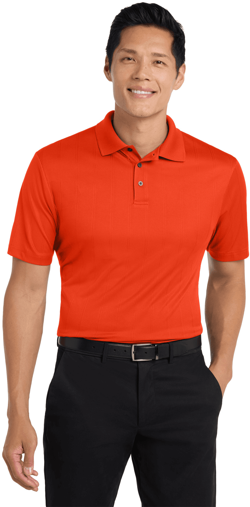 Performance Fine Jacquard Polo.