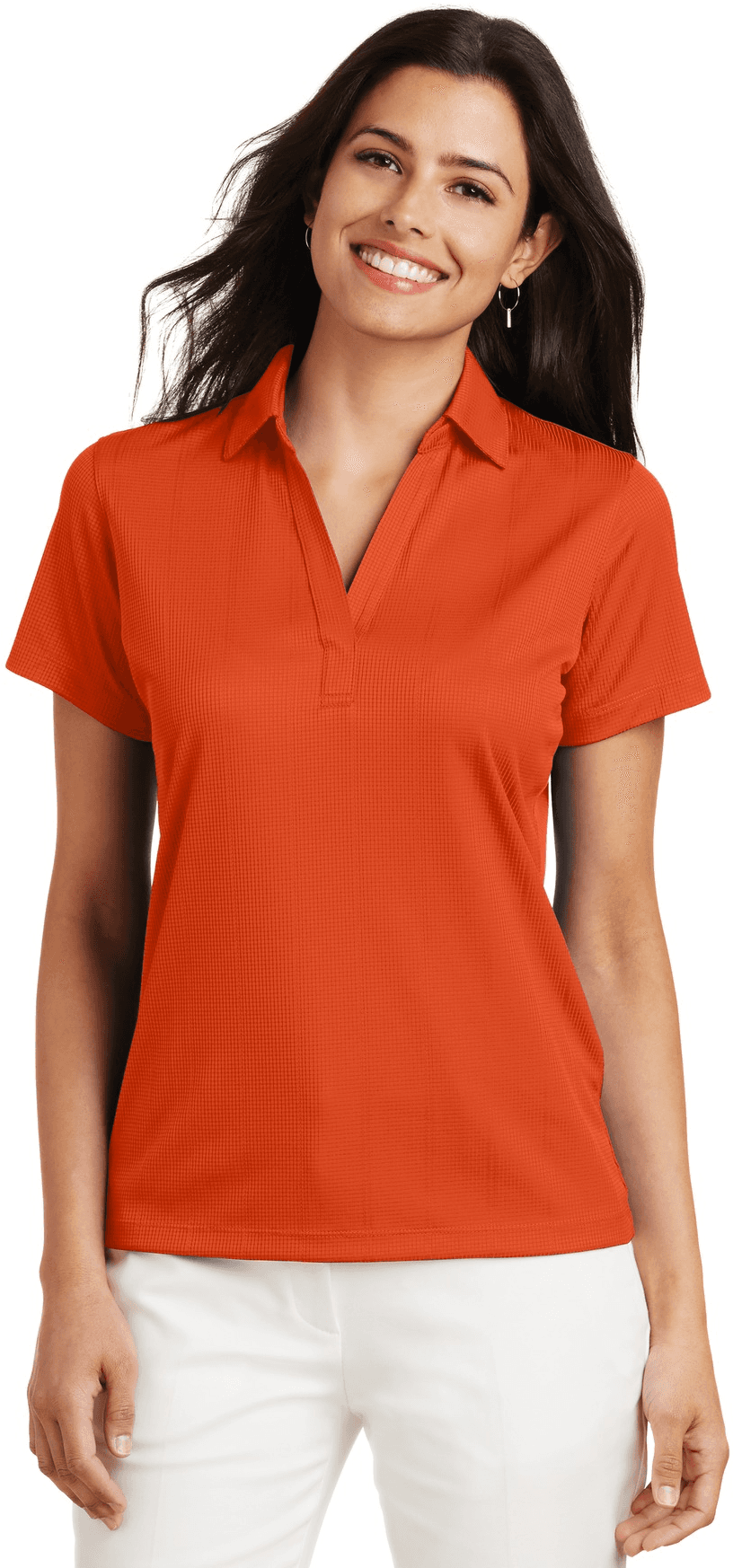 Women's Performance Fine Jacquard Polo.