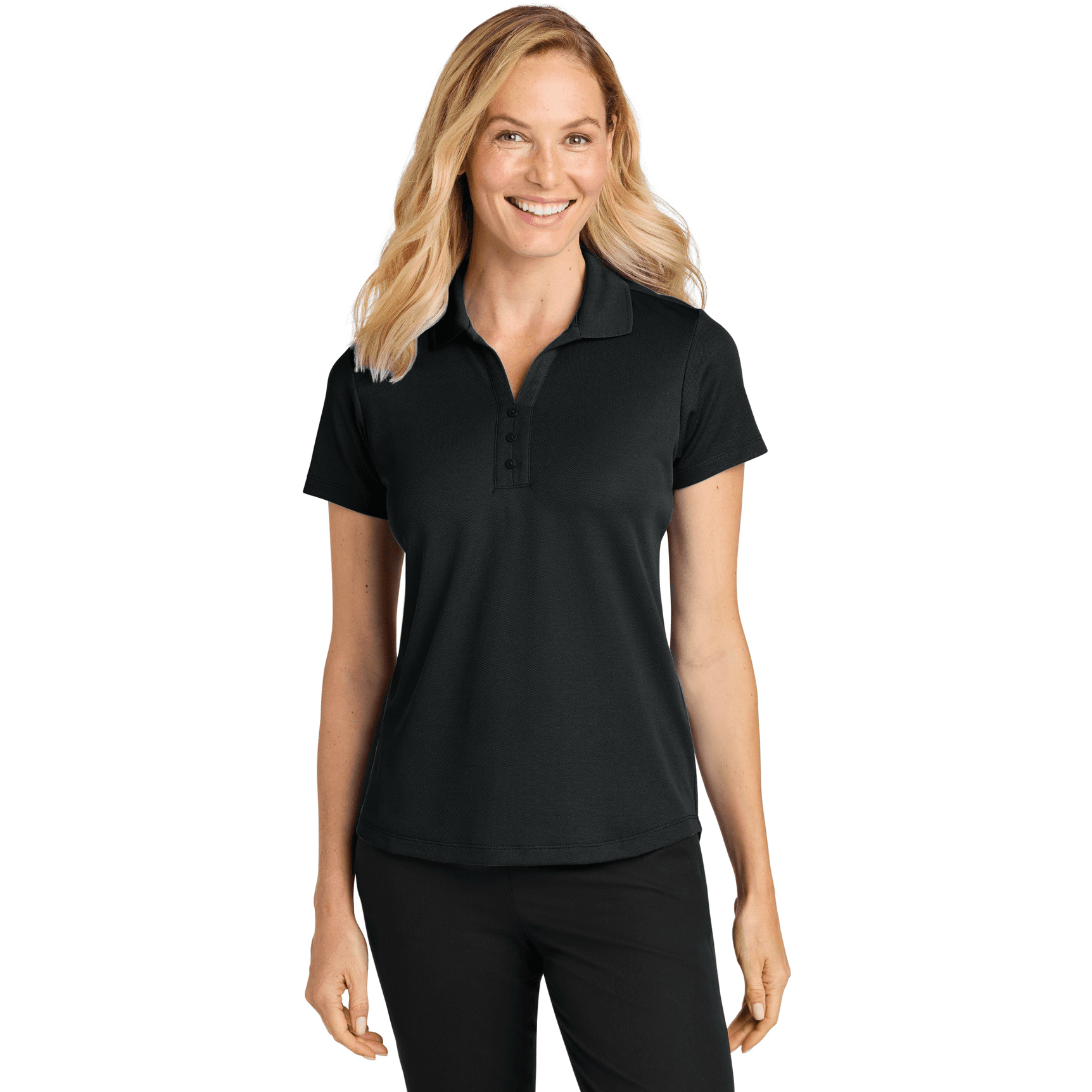 Women's Plaited Pique Polo