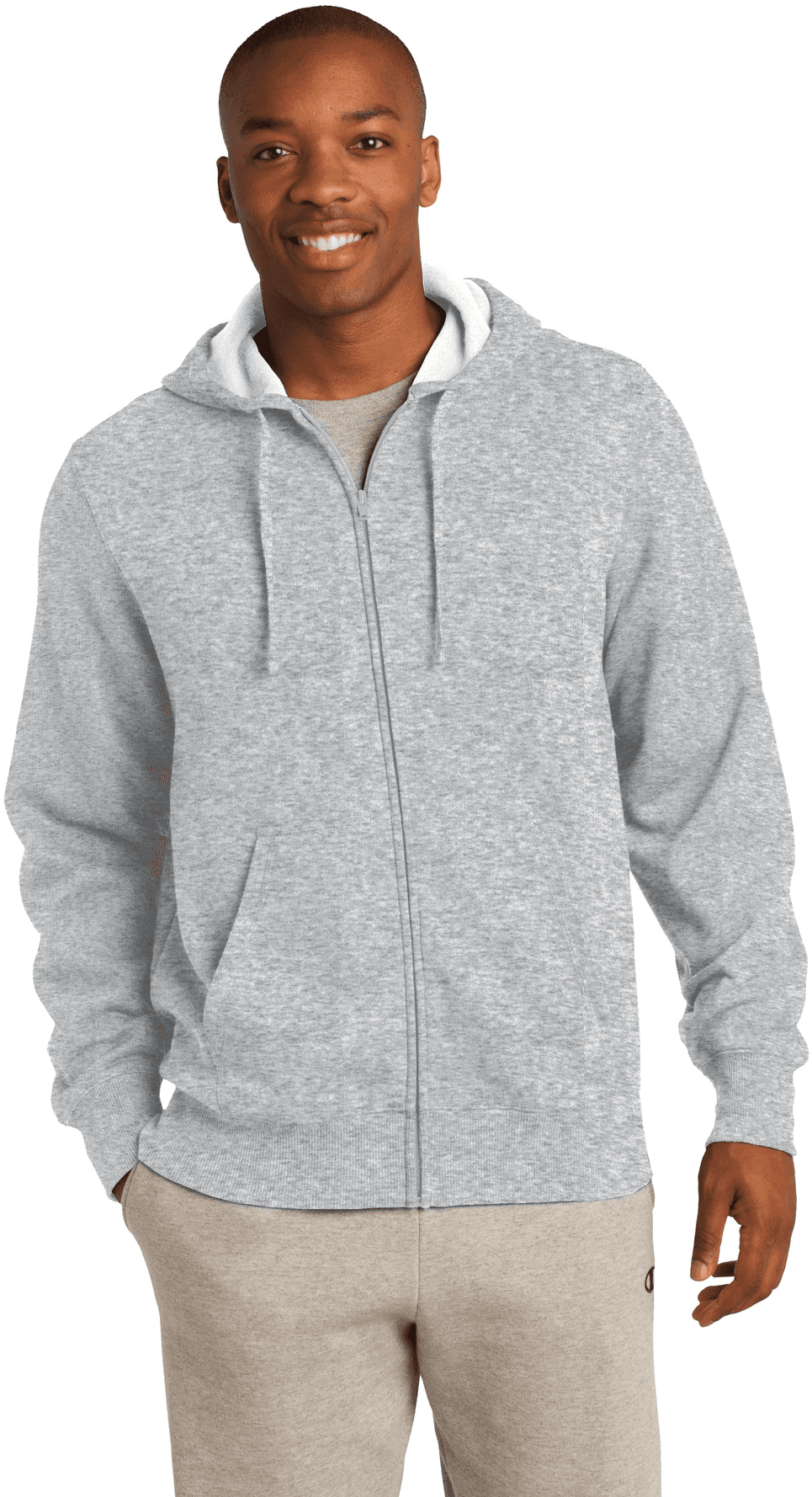 Full-Zip Hooded Sweatshirt.