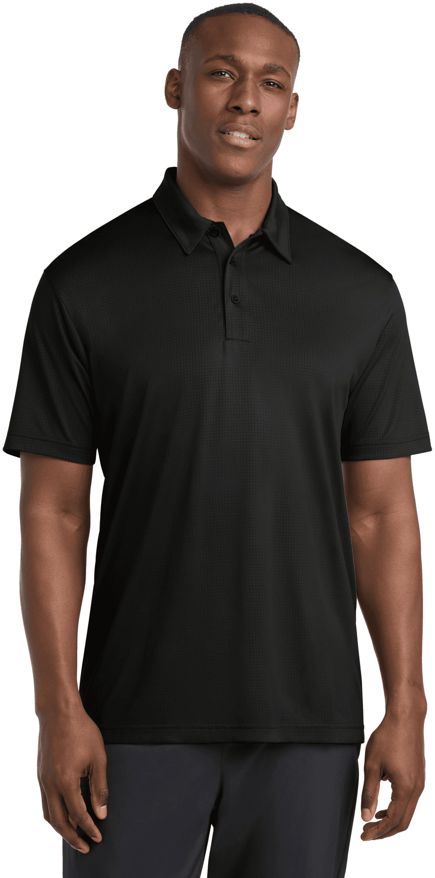 Embossed PosiCharge Tough Polo.