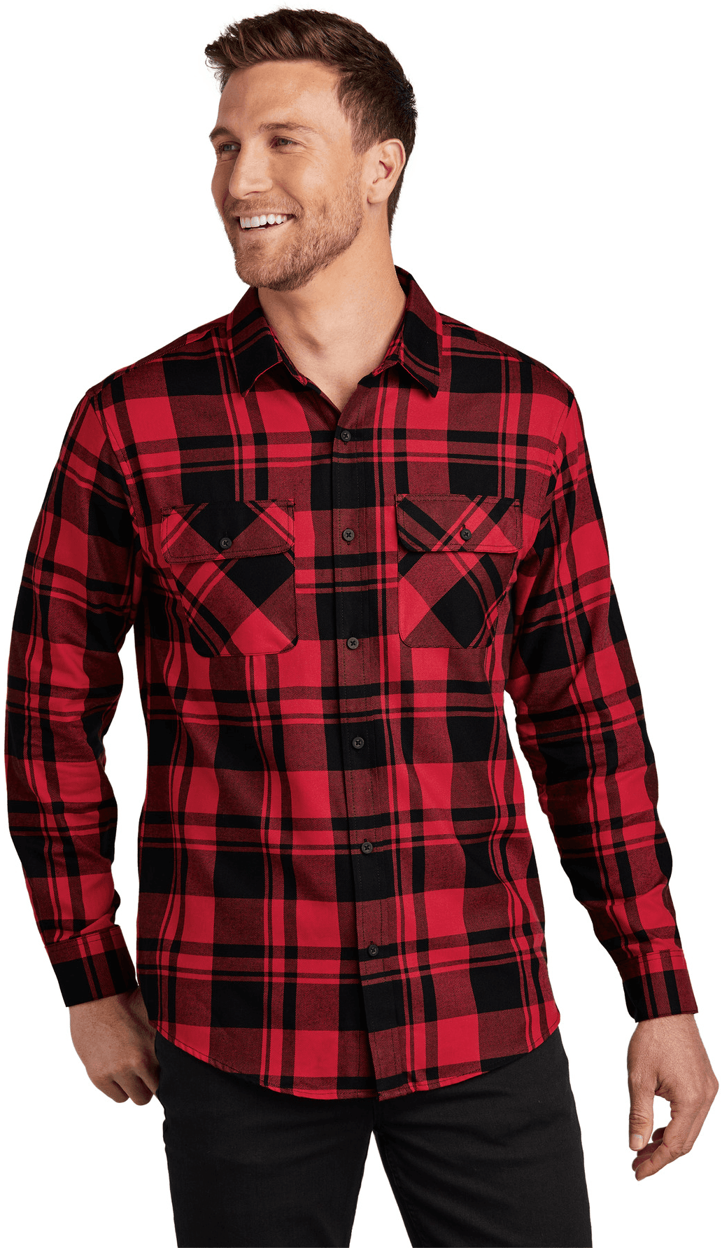 Plaid Flannel Shirt.