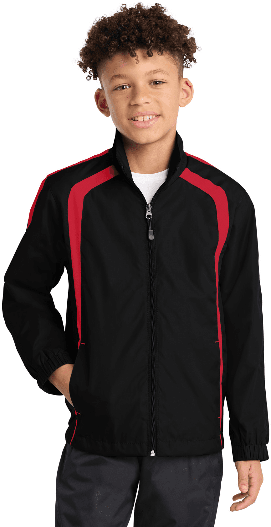 Youth Colorblock Raglan Jacket.
