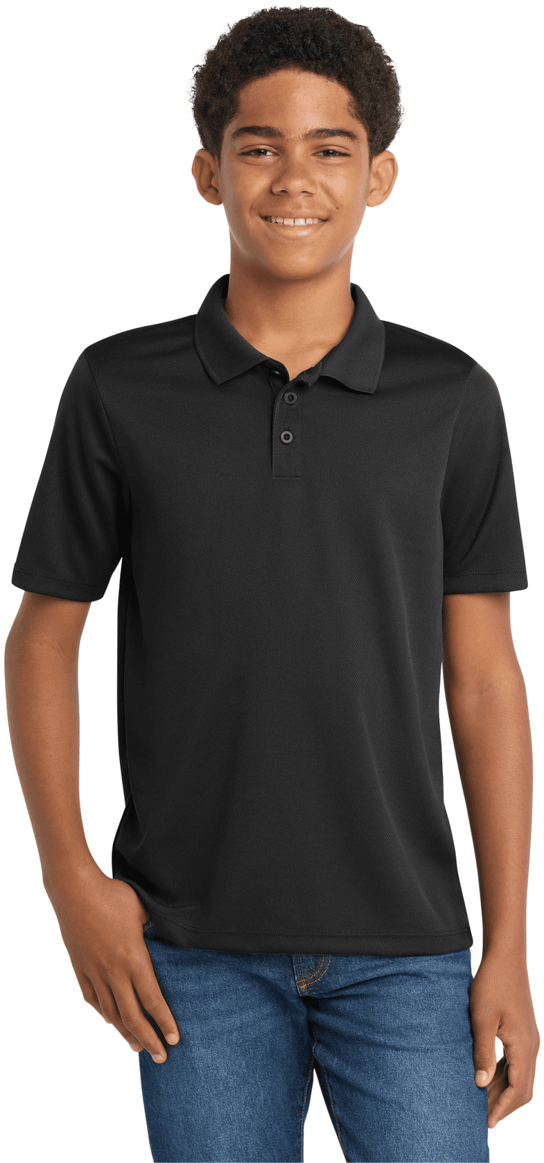Youth PosiCharge RacerMesh Polo.